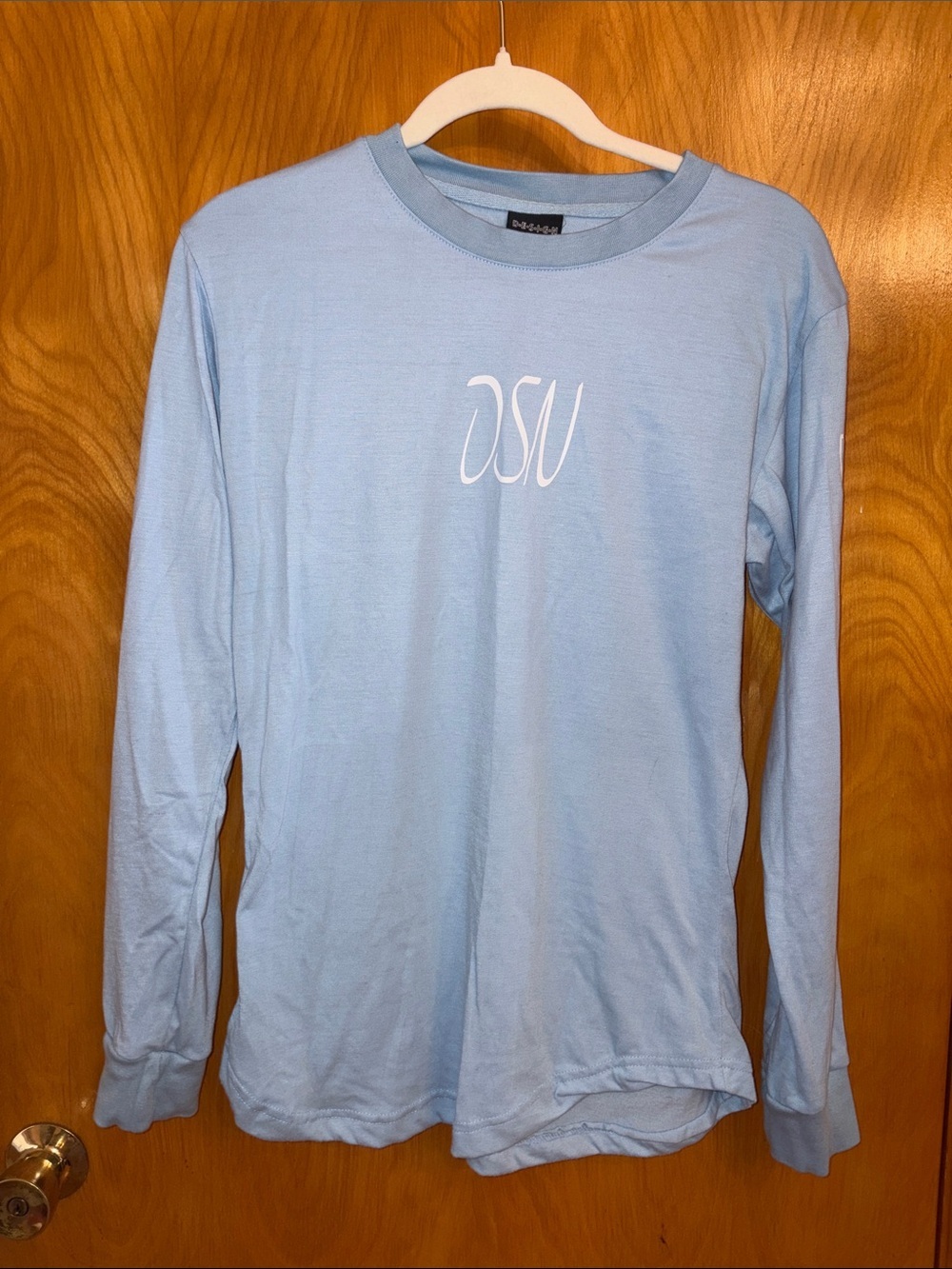 Light Blue Long-Sleeve OSU Graphic Tee